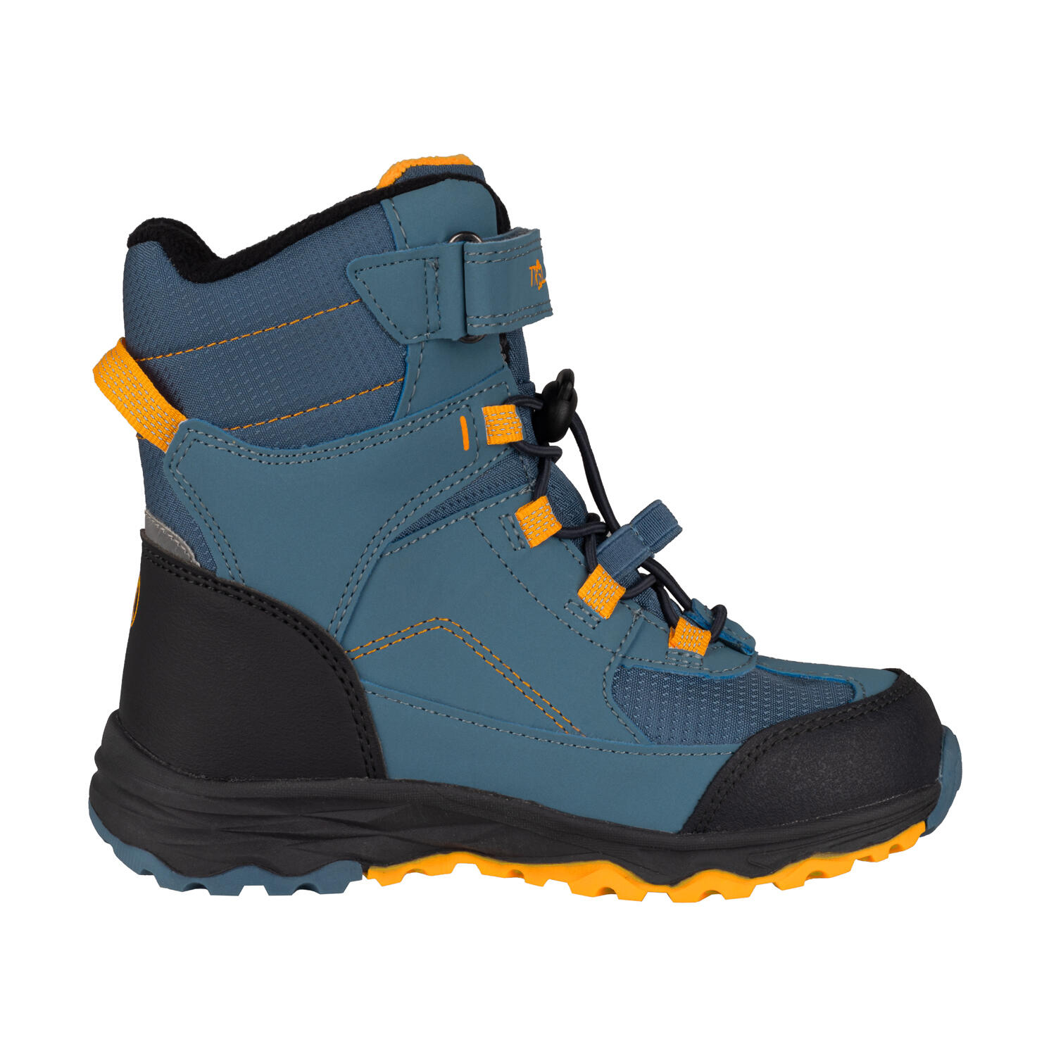 Kinder Winter-Stiefel HAFJELL Stahlblau/Mango/Schwarz 2/4