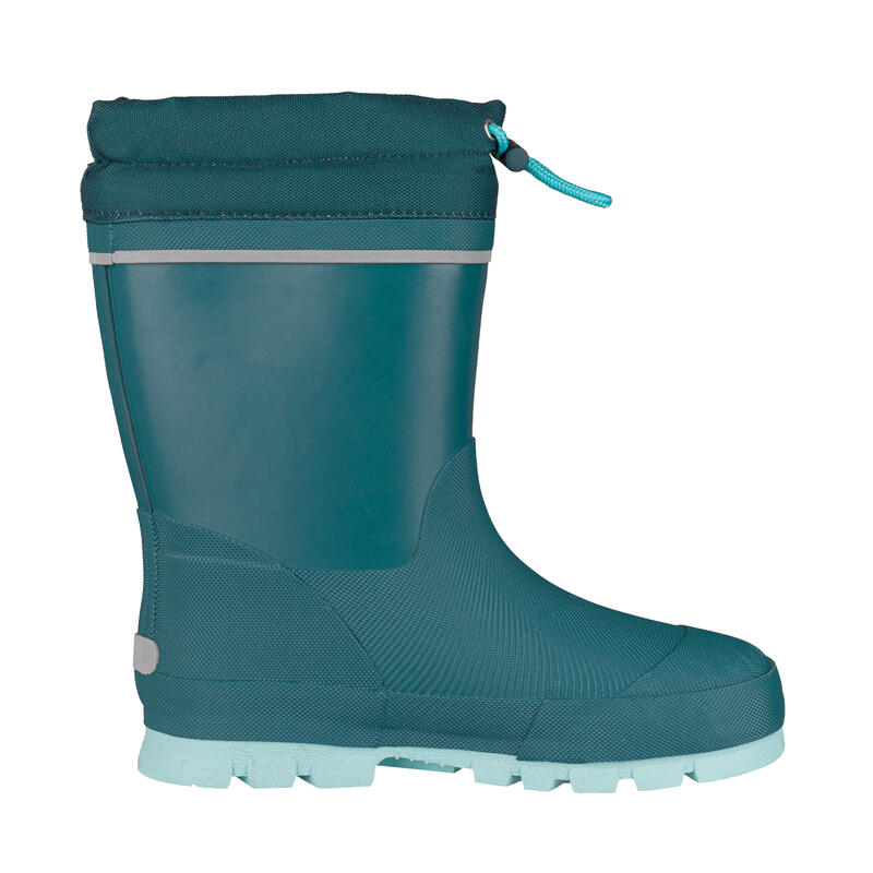 Kinder Winter-Gummistiefel ISFJORD Teal-Blau