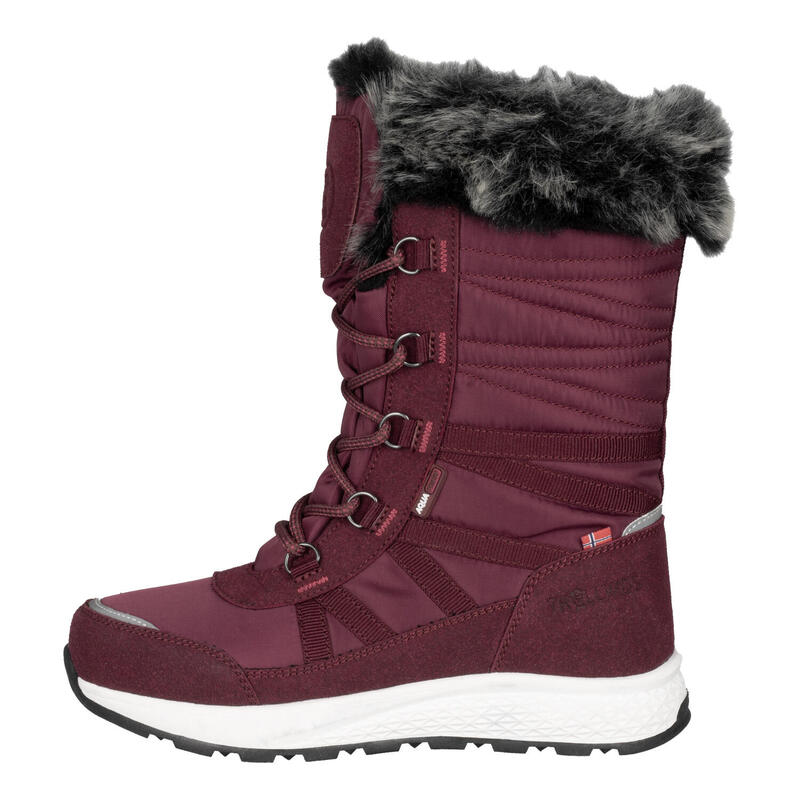 Filles-Bottes d'hiver HEMSEDAL Rouge bourgogne