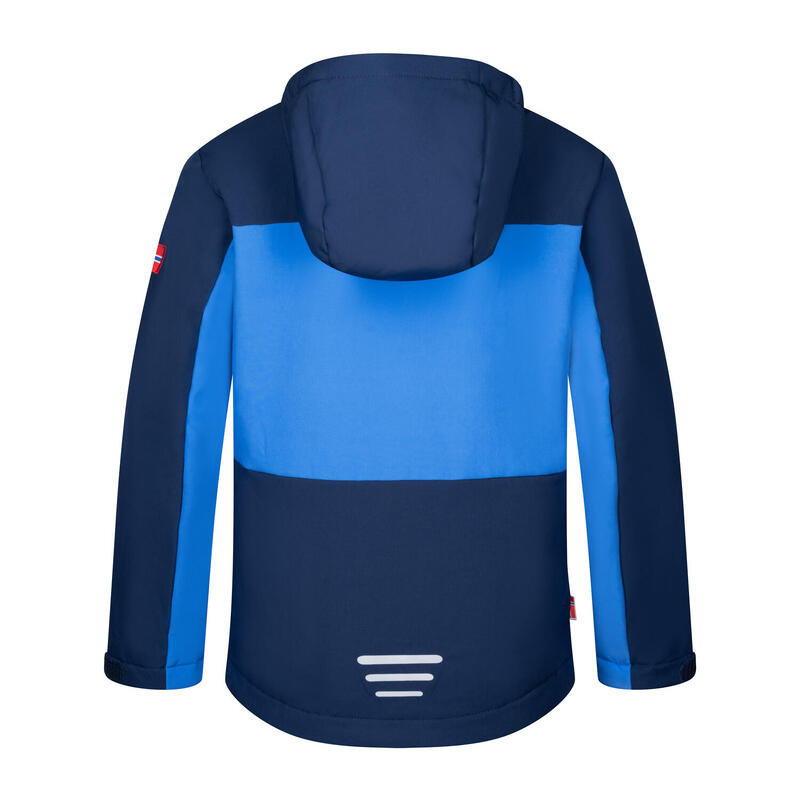 combinaison enfant imperméable et respirante BERGEN bleu marine/bleu moyen