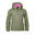 Mädchen Softshelljacke Trollfjord Dunkle Olive/Hellmagenta