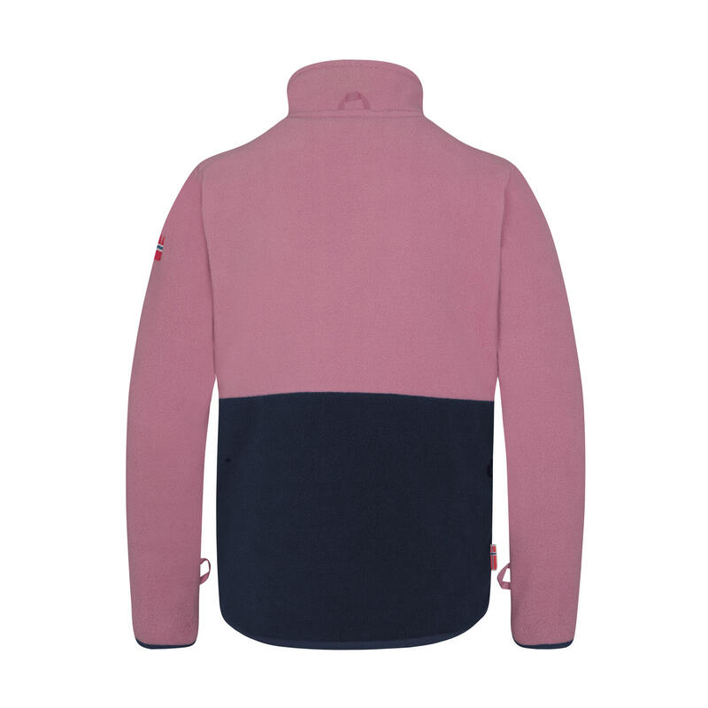 Veste polaire enfant STORFJORD marine/mauve