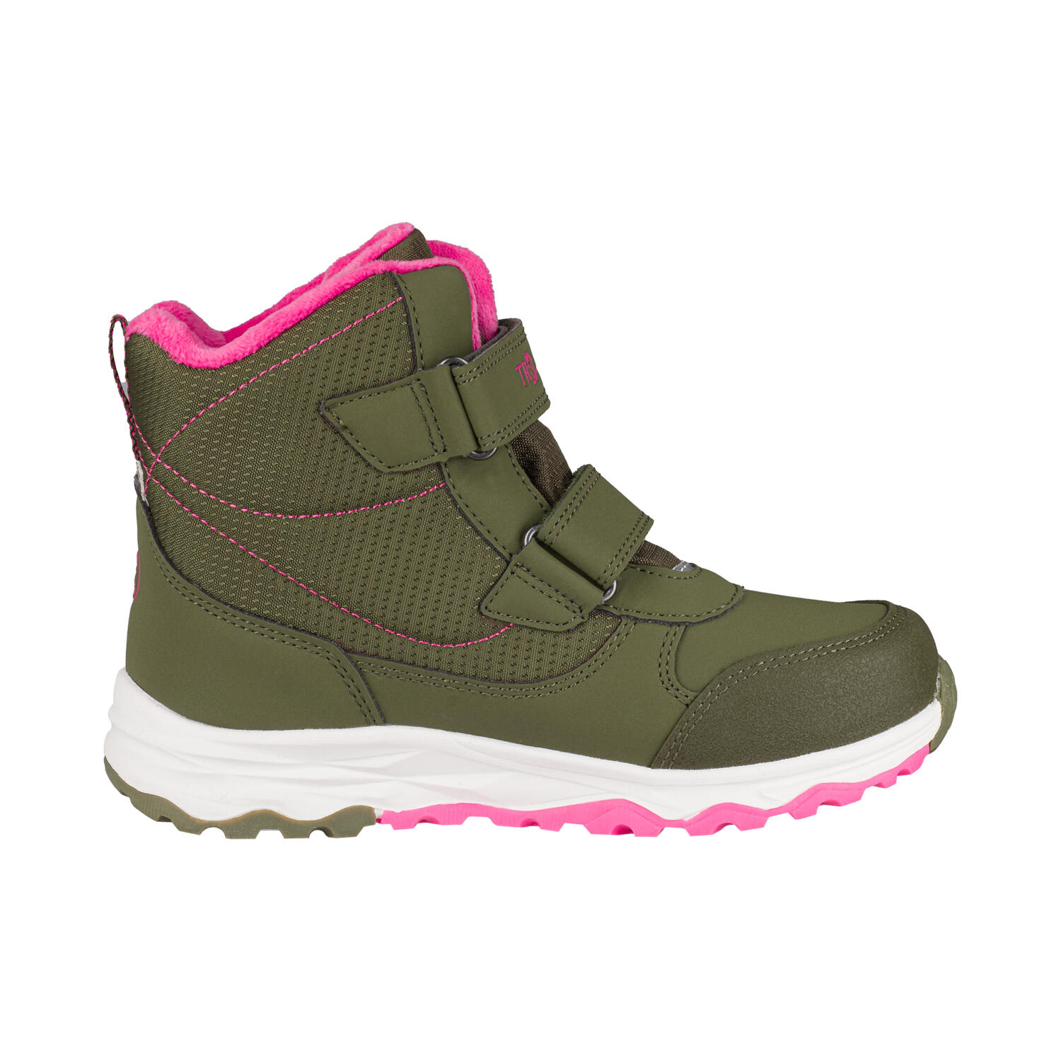 Scarpe invernali per bambini Hafjell scuro/verde oliva/magenta chiaro