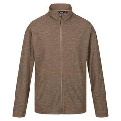 Heren Edley Marl Full Zip Fleecejack (Goudzand)