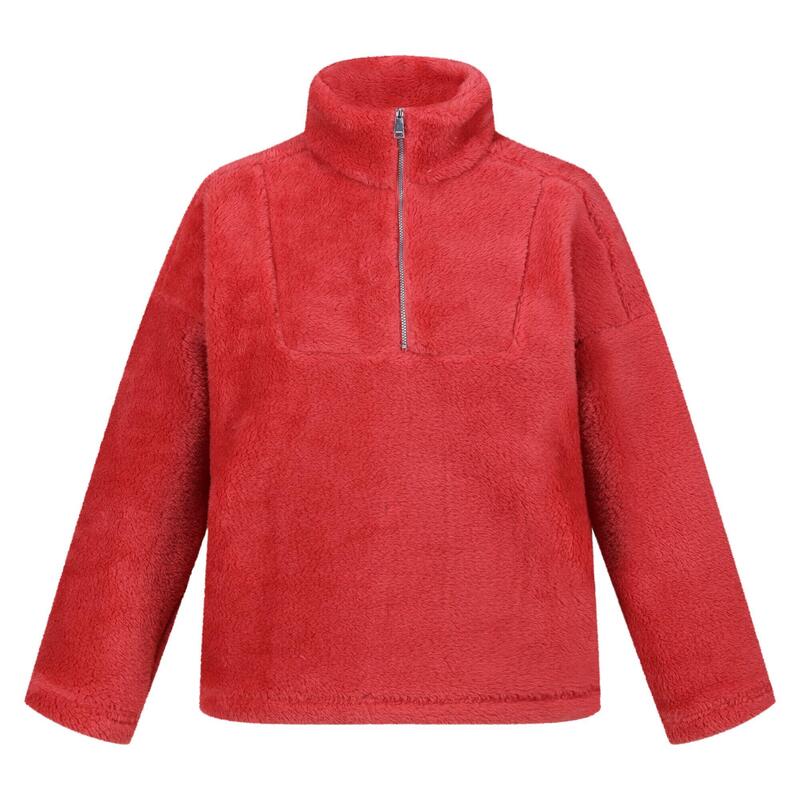 Forro polar senderismo mujer Regatta Zeeke, rojo cálido