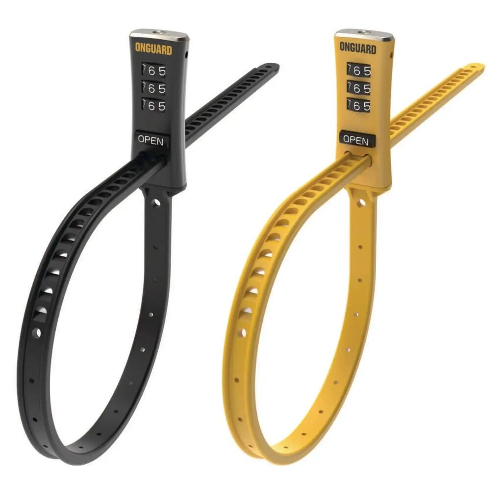 OnGuard ZIP Locks Pack (Black and Yellow) Bicycle Lock