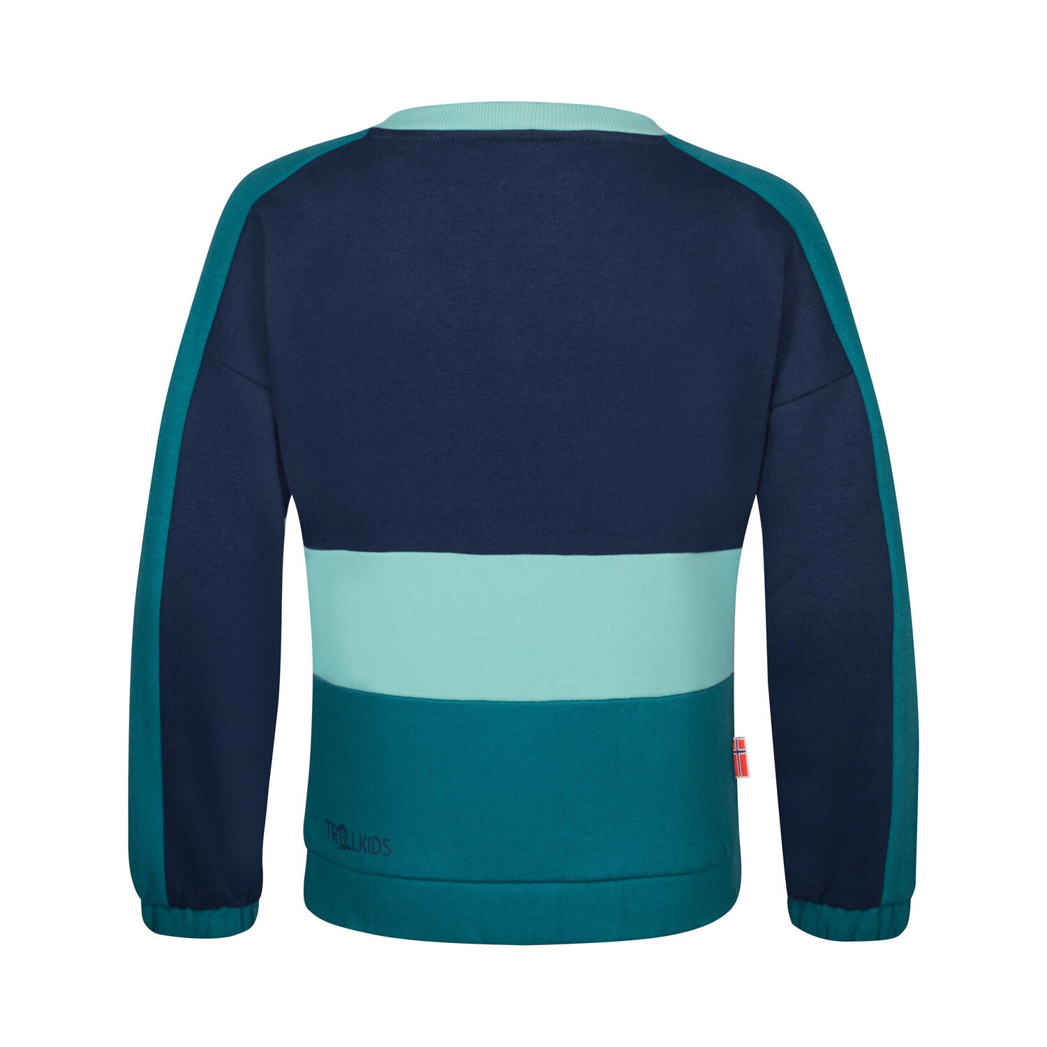 Mädchen Sweatshirt VERDAL Marine/Teal-Blau/Wasserblau 2/2