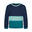 Mädchen Sweatshirt VERDAL Marine/Teal-Blau/Wasserblau