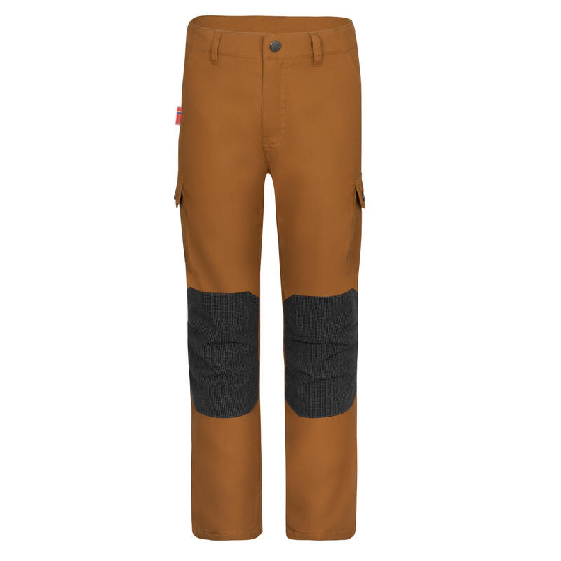 Pantalon de randonnée enfant Trollheimen caramel-marron