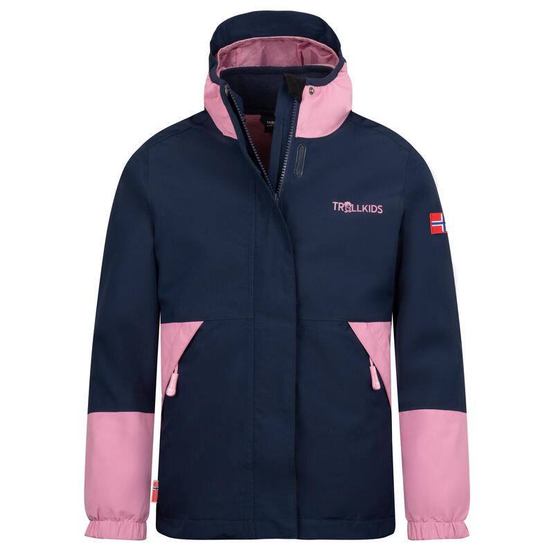 Veste 3en1 pour enfants KJERAK marine/mauve