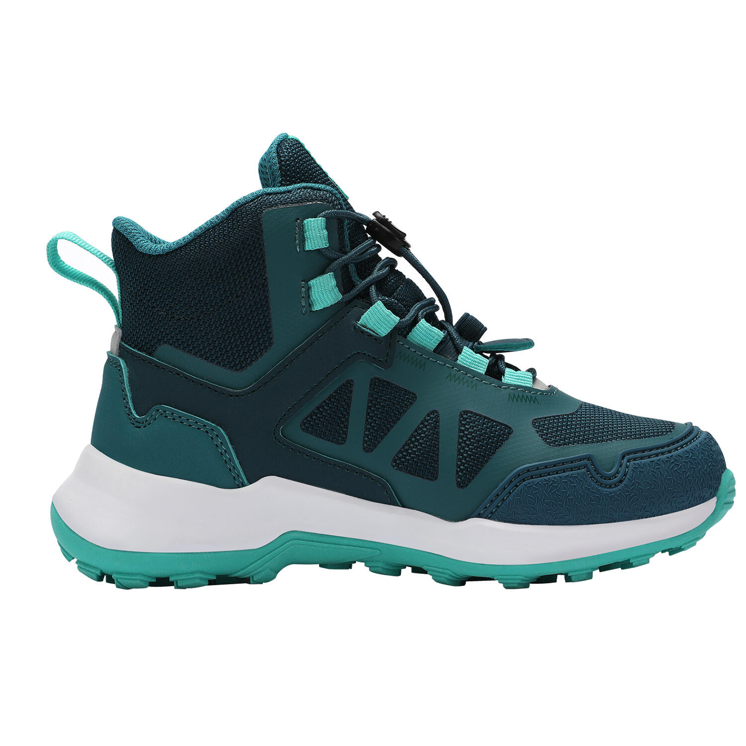 Children's trekking boots OPPLAND HIKER Teal-Blau