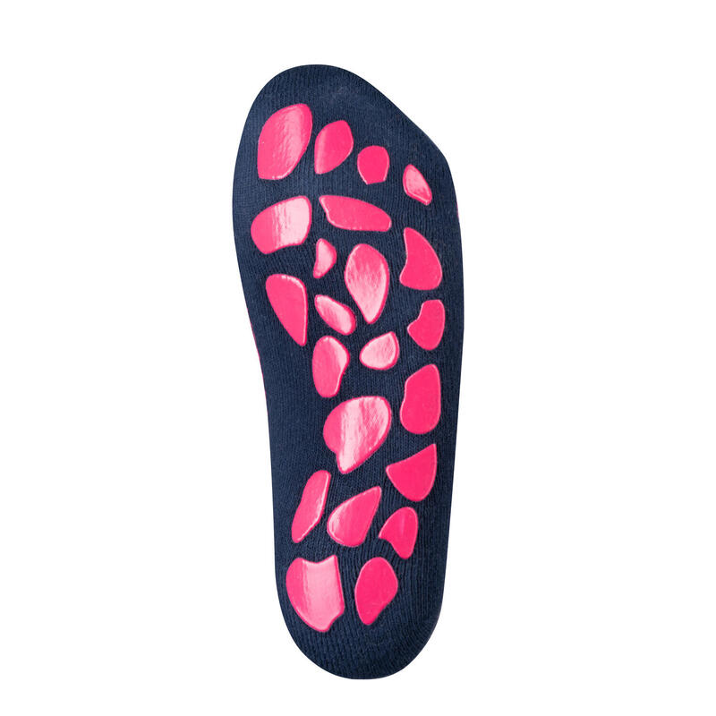 Kinder Antirutsch-Socken ANTI SLIP SOCKS Marine/Magenta
