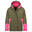 Kinder 3in1 Jacke KJERAK Dunkle Olive/Hellmagenta