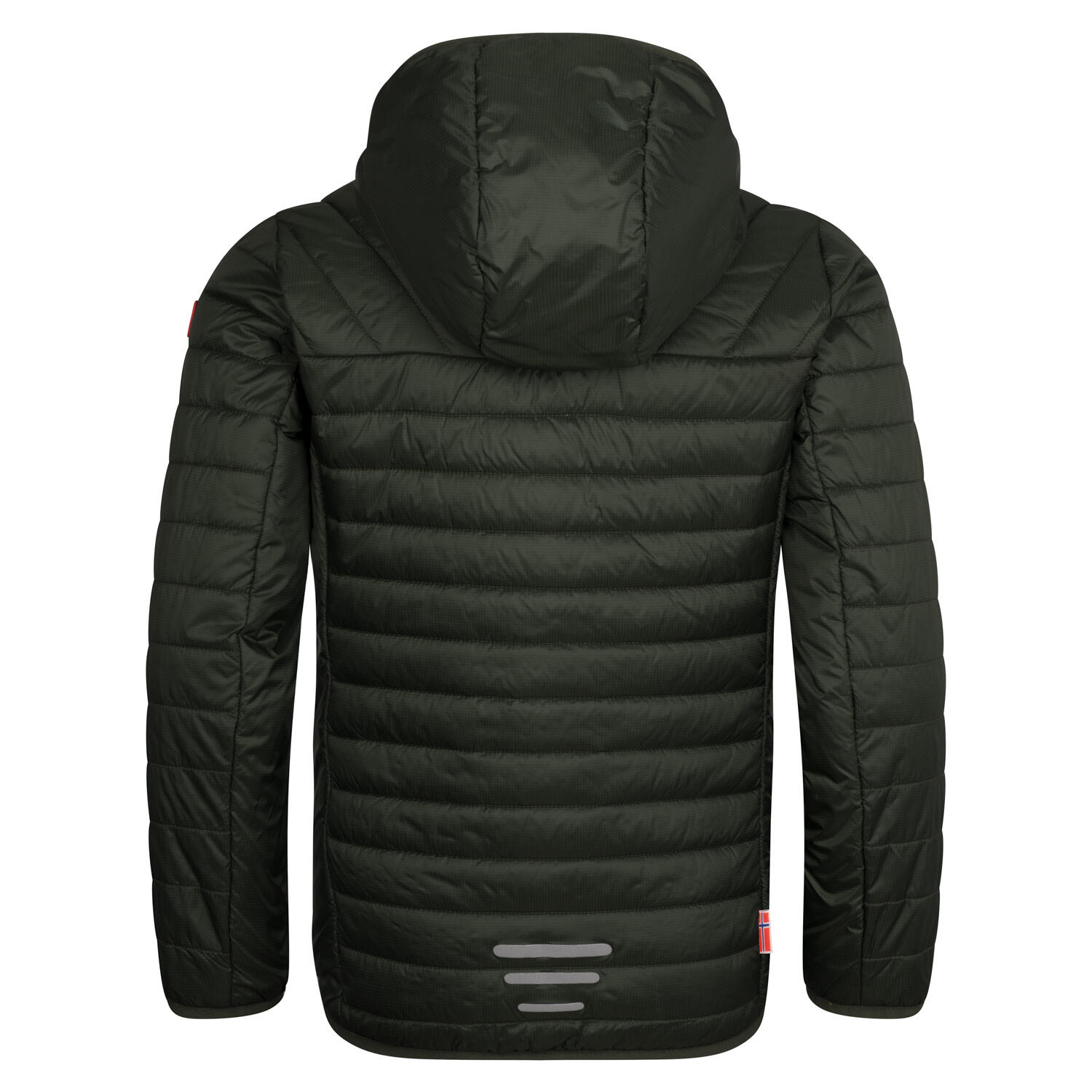 Kinder Steppjacke Eikefjord Efeugrün/Mittelblau 2/4