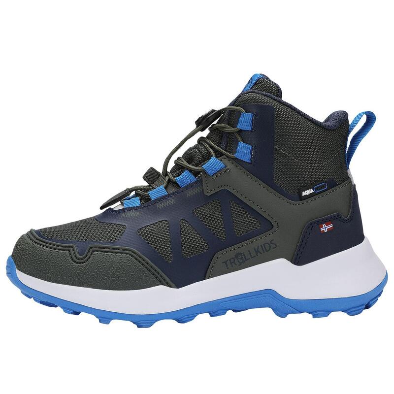 Chaussures de trekking pour enfants OPPLAND HIKER vert lierre/bleu moyen/marine