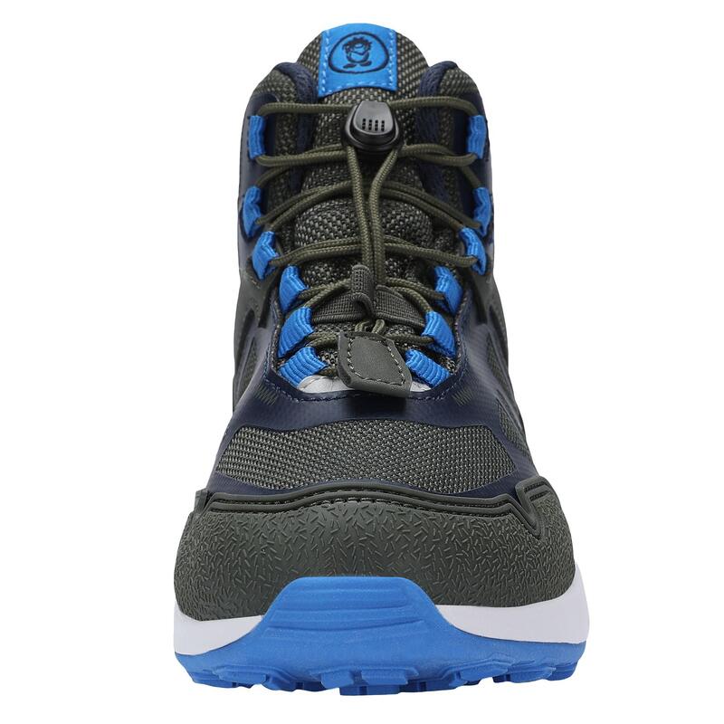 Chaussures de trekking pour enfants OPPLAND HIKER vert lierre/bleu moyen/marine