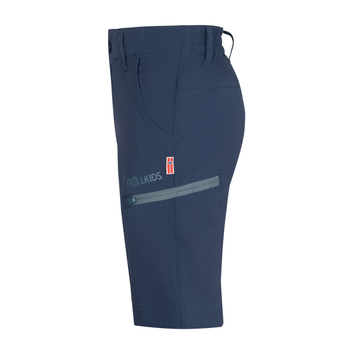 Children's trekking pants Kjerag Zip Off Mystik blue/steel blue