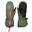 Kinder Fausthandschuh Troll Dunkle Olive/Hellmagenta