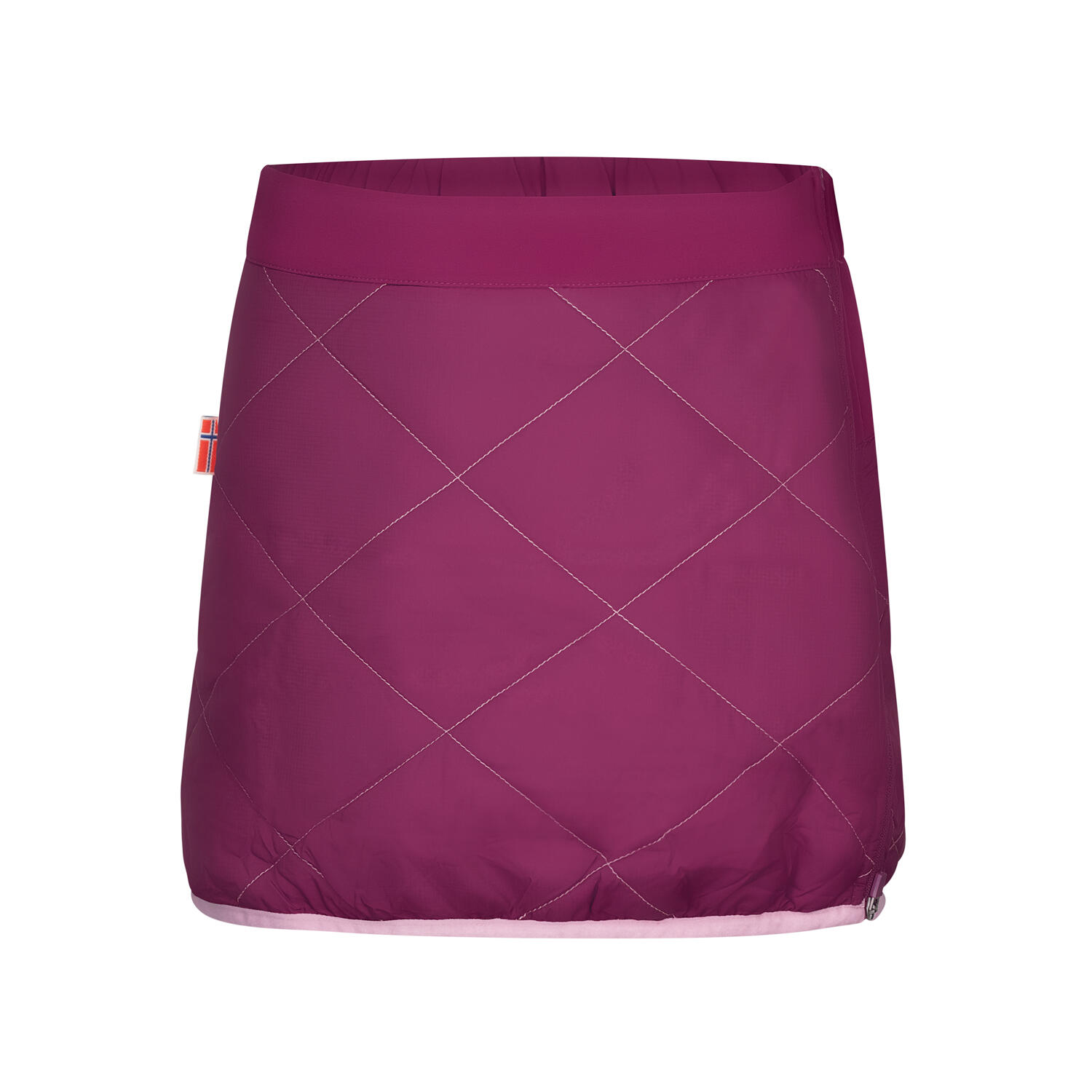 Girls' mini skirt Rondane plum/mauve