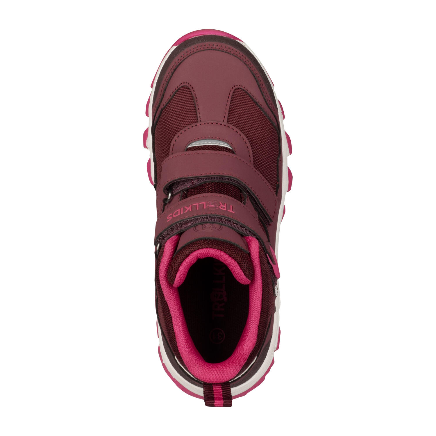 Chaussures pour enfants KJERAG rouge bourgogne/rose clair 3/4