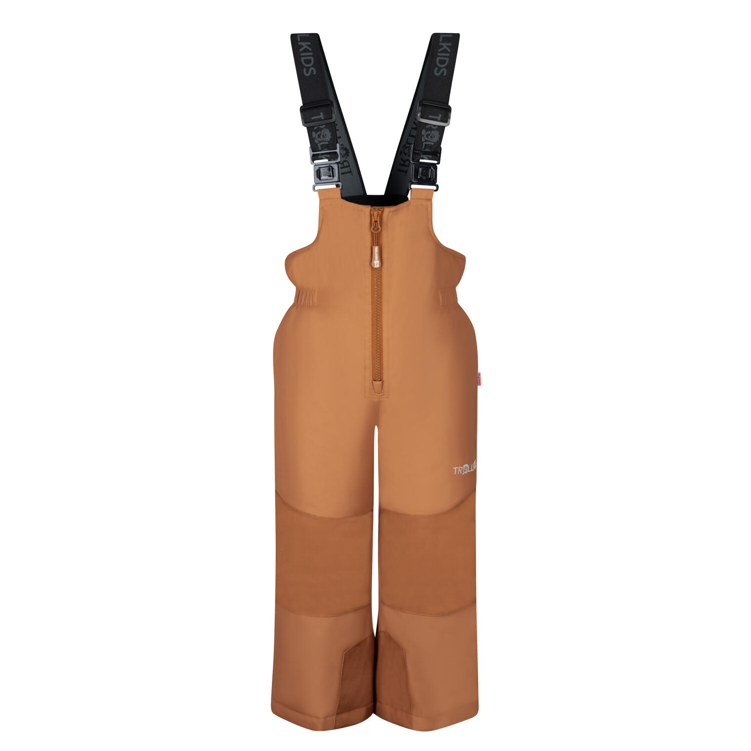 Nordkapp children's ski pants caramel-brown