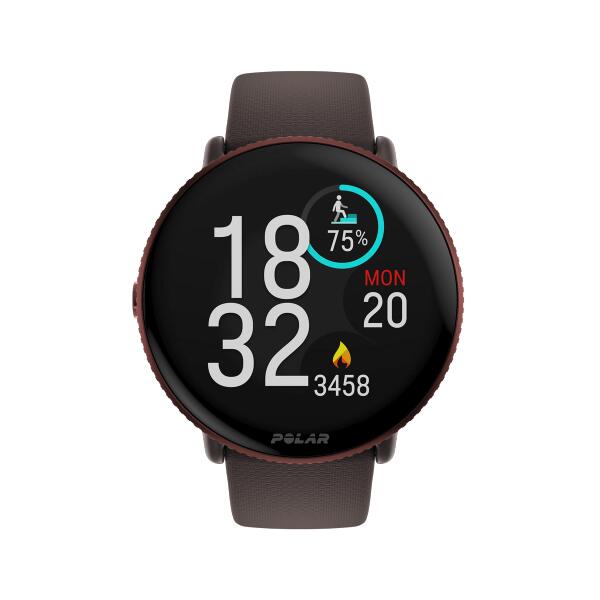 POLAR Reloj de Fitness - GPS, Seguimiento de sueño y actividad - Ignite 3 Marrón cobre