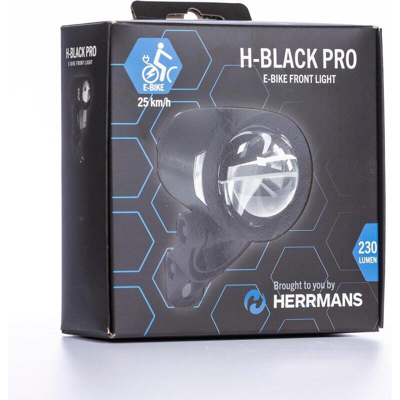 koplamp H-Black Pro 6-12v E-bike