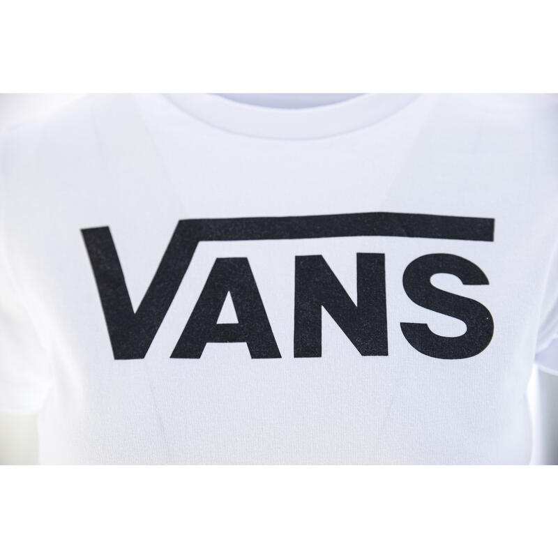 Camiseta de manga corta Vans Flying V Crew, Blanco, Mujer