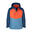 Kinder 3in1 Jacke Bryggen Mystik Blau/Dunkelorange/Stahlblau