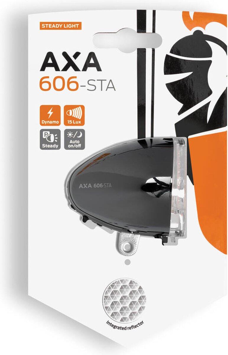 AXA 606 Steady Auto Faro 15 lux — Riflettore integrato, compatibile dinamo. 2/3