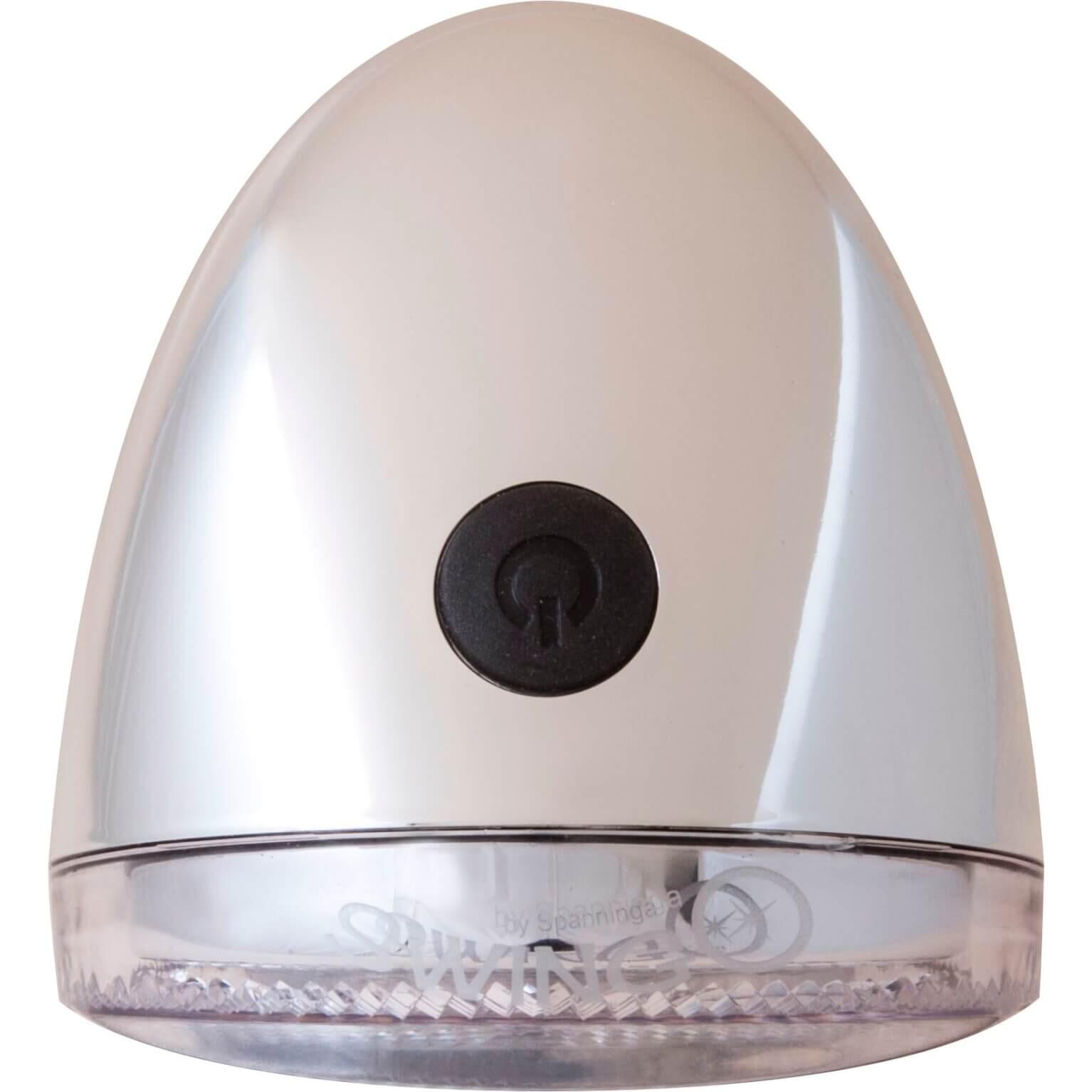 Spanninga Swingo XB faro anteriore cromato a batteria 4 Lux. 3/4