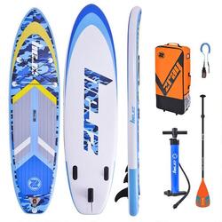 SUP Gonflable Camo 10'8" Dropstitch 325x84x15 cm (10'8x33"x6") - Option kayak