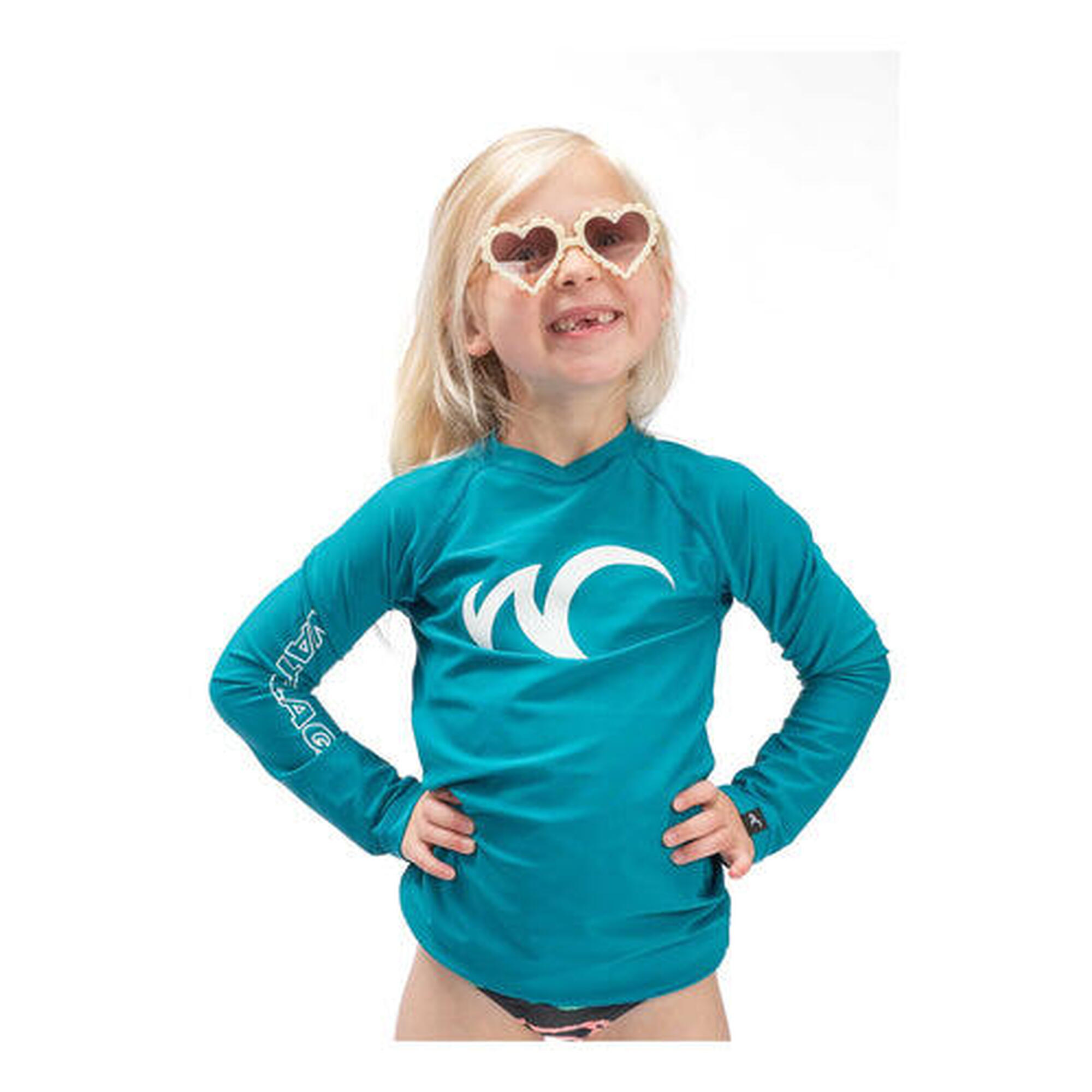 Malaga Long Sleeve Rash Guard résistant aux UV - Kids - Chemise d’eau UPF50+