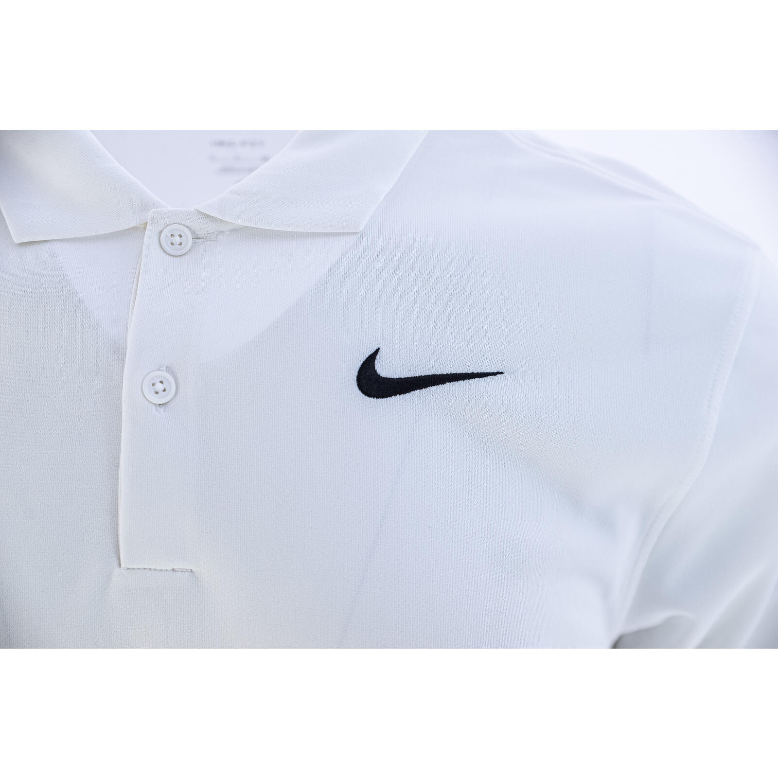 T-shirt Nike Dri-Fit Tennis Polo, Blanc, Hommes 4/5