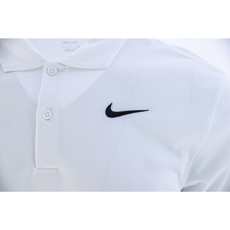 Tricou barbati Nike Dri-Fit Tennis Polo, Alb