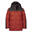 Veste en duvet Narvik XT pour enfants rouge rouille/noir