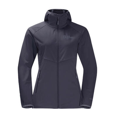 Jack wolfskin go hike softshell damesjas