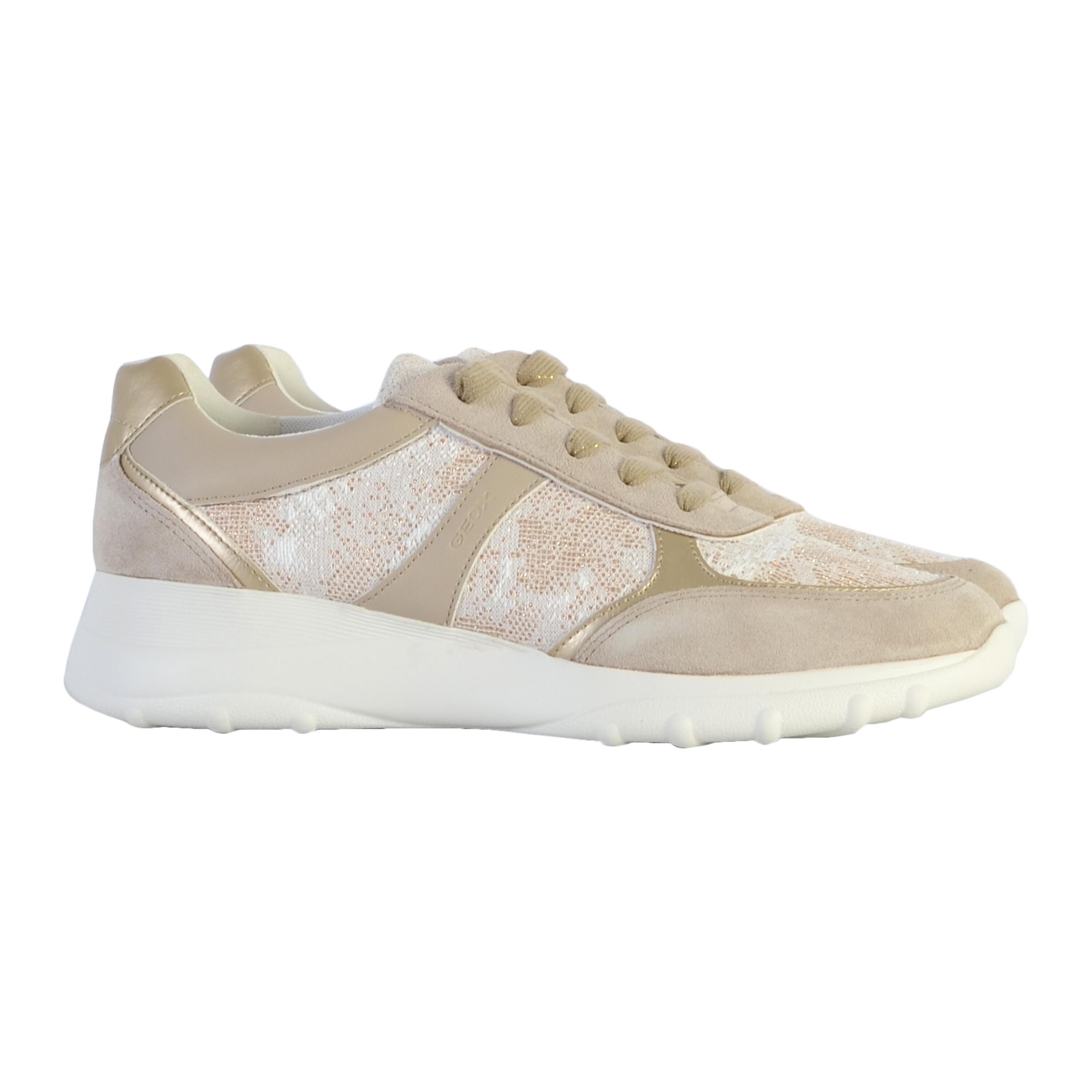 Baskets Femme Baskets Geox Beige Beige Geox 3/5
