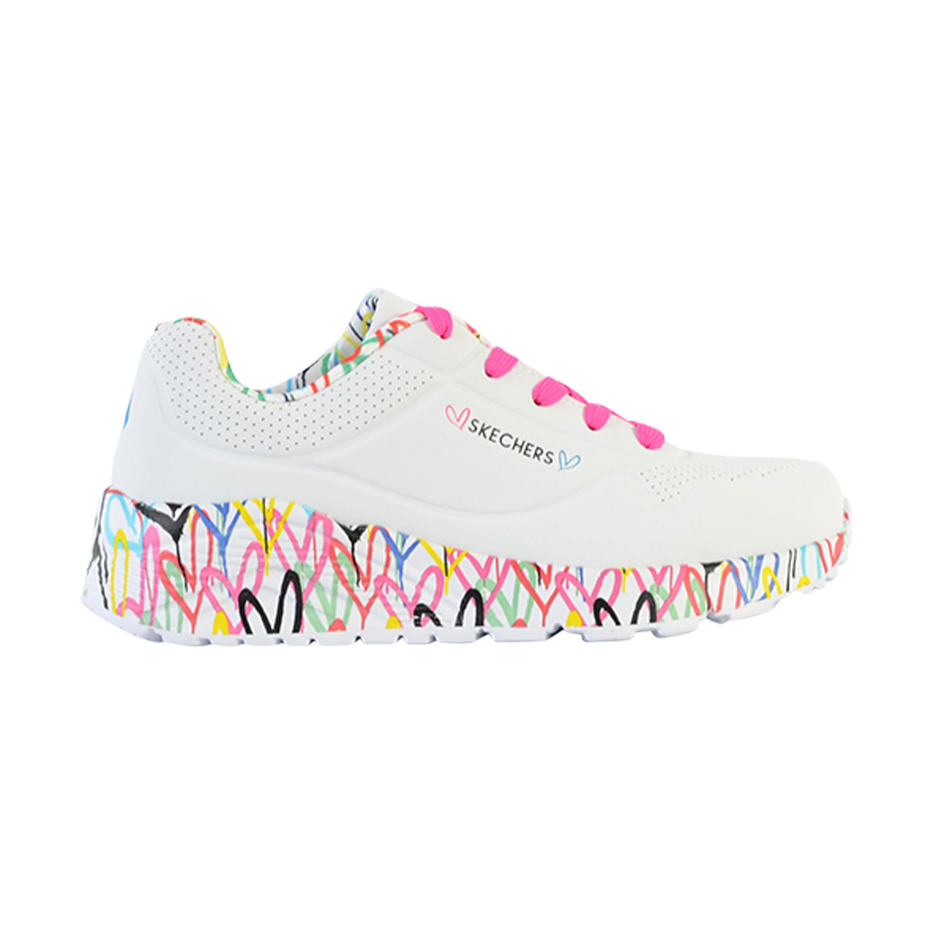 Basket Basse à Lacets Skechers Juniors Uno Lite-Lovely Luv - Enfant 2/5