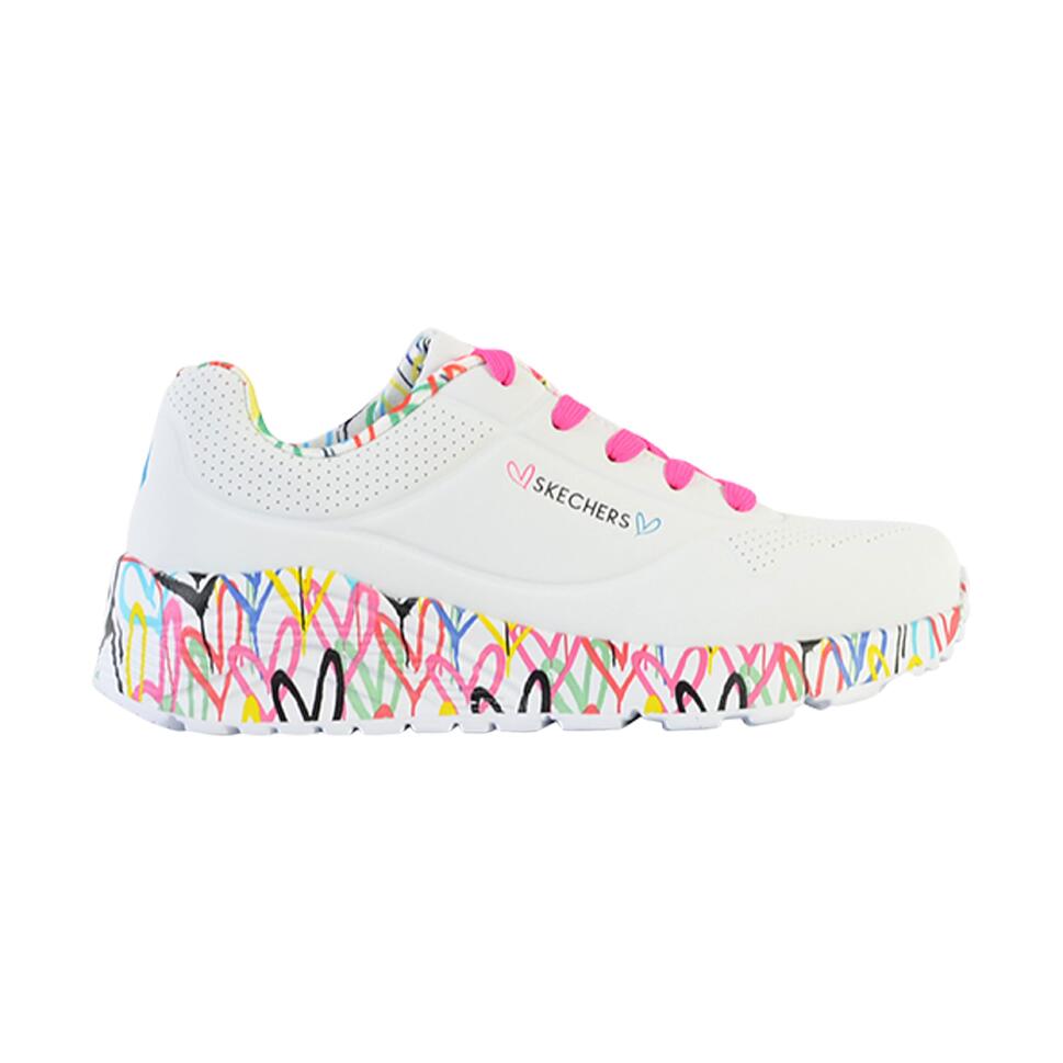 Buty sportowe Sneakersy dziewczęce, Skechers Uno Lite