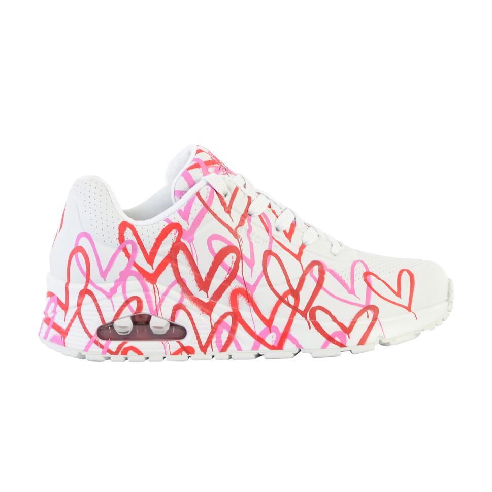 Buty na co dzień damskie SKECHERS SPREAD THE LOVE zdobienie w serca
