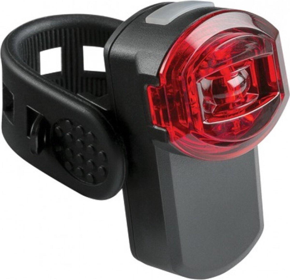 AXA Compactline luce posteriore bici USB ricaricabile, nera. 2/6
