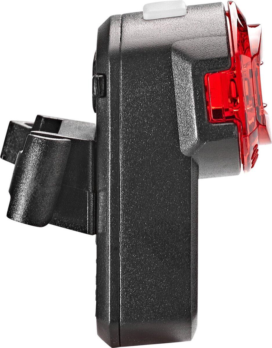 AXA Compactline luce posteriore bici USB ricaricabile, nera. 3/6