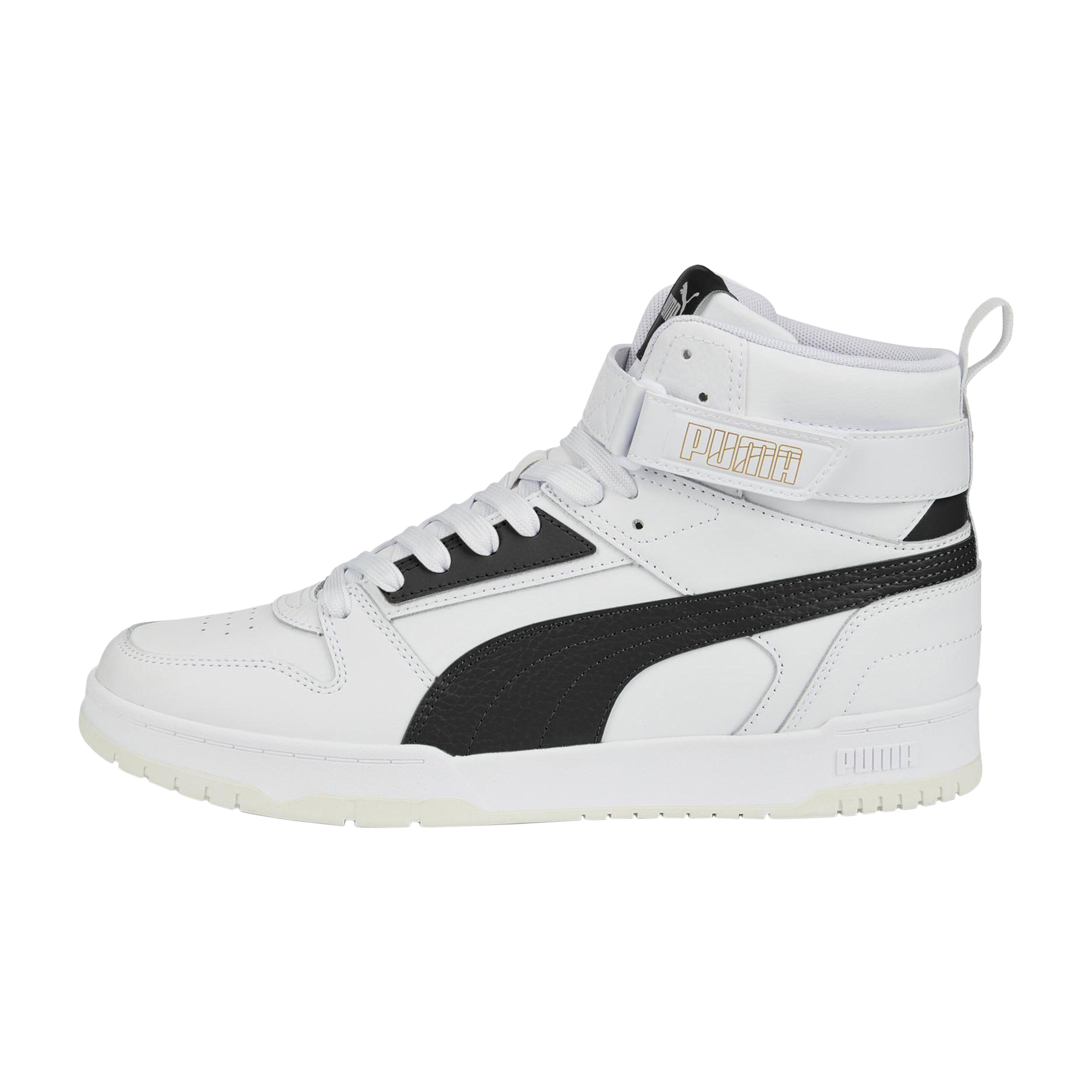Puma - Basket Montante Cuir Puma Rbd Game - Homme - Baskets - Blanc|noir - 43 - Decathlon