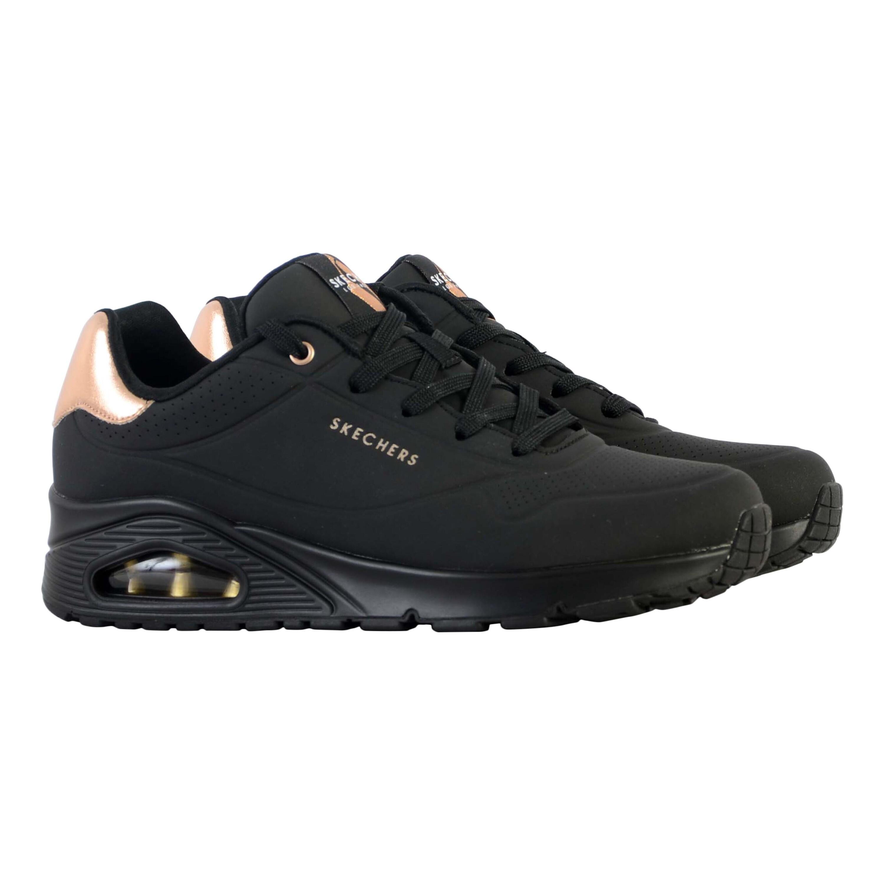Buty na co dzień damskie SKECHERS UNO sneakersy 3/6