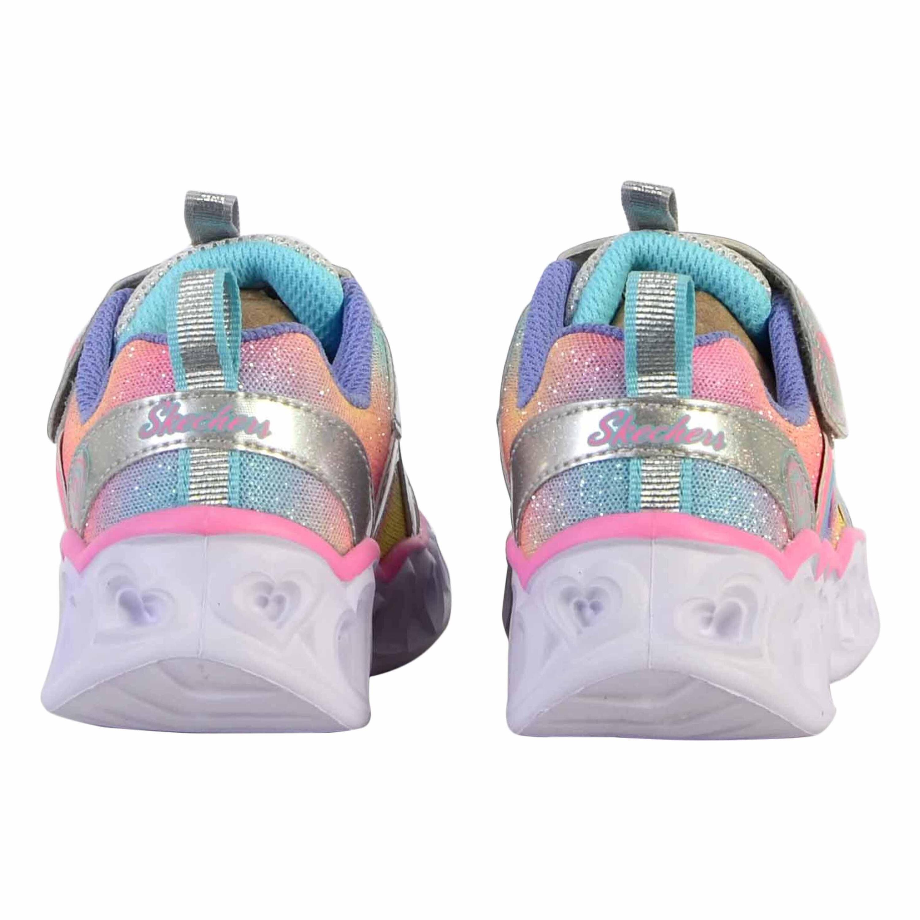 Basket à Scratch Enfant Skechers Rainbow Lux - Enfant 4/5