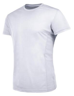 Heren-t-shirt met korte mouwen joluvi duplex wit