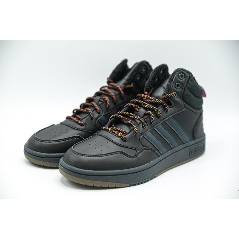 Pantofi sport barbati adidas Hoops 3.0 Mid, Negru