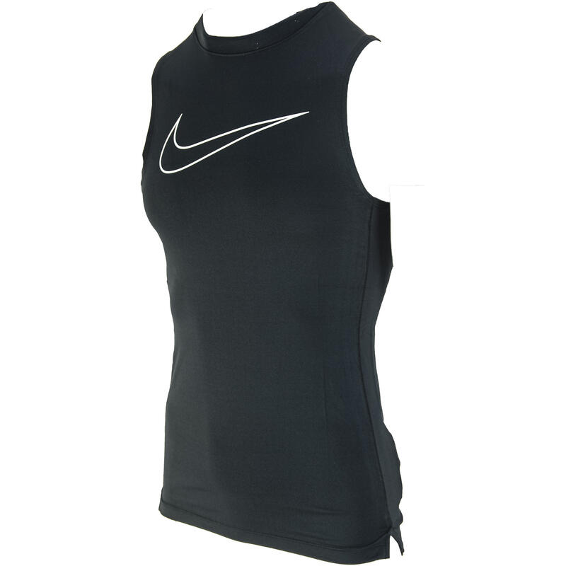 Camiseta Nike Pro Dri-FIT Men's Tight-Fit Sleeveless Top, Negro, Hombre