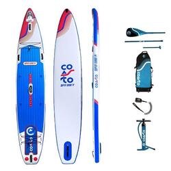 Stand Up Paddle Gonflable Race Super Turbo Dropstitch TTS 427x71x15cm 14'x28x6